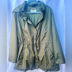 Army Green water resistant jacket
